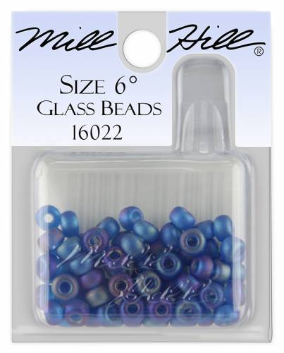 16022 бисер Mill Hill, 6/0 Frosted Opal Capri Glass Beads фото 2