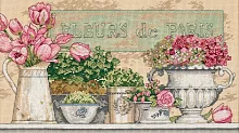 Набір для вишивання хрестиком Flowers of Paris, Dimensions 35204