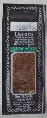 1456 нитки для вишивки Madeira Decora Brown фото 2