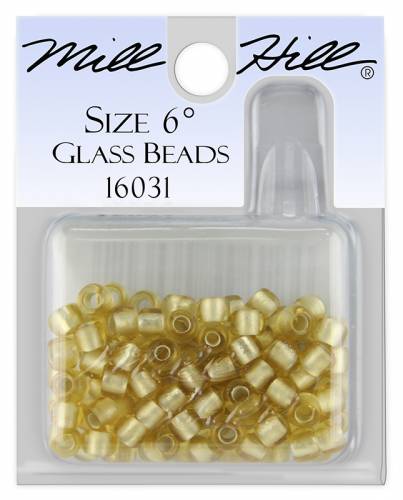16031 бисер Mill Hill, 6/0  Frosted Gold Glass Beads фото 2