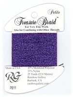 PB11 Нитка Treasure Braid Petite Rainbow Gallery Purple