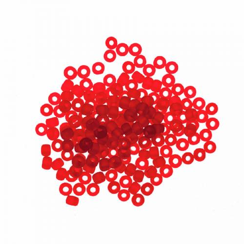16617 бисер Mill Hill, 6/0 Frosted Red Red Glass Beads