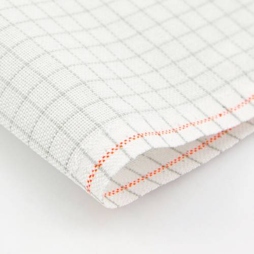 Ткань равномерная 28 ct Easy Count Grid Brittney метраж, белая с исчезающими линиями, Zweigart 3514/1219 фото 2