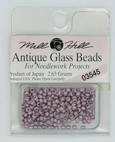 03545 бисер Mill Hill, 11/0 Satin Lilac Antique Glass Beads фото 2
