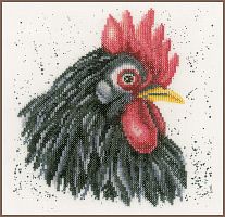 Black chicken (Черная курица), набор для вышивания крестом, Lanarte PN-0157489