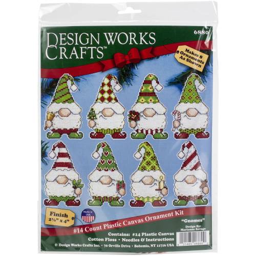 Набір для вишивки хрестиком Gnome, Design Works 6880 фото 2