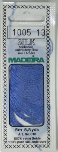 1005 шовкове муліне Madeira Silk Mid Royal Blue фото 2