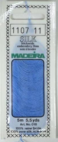 1107 шовкове муліне Madeira Silk Mid Blue фото 2