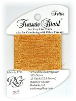 PB75 Нитка Treasure Braid Petite Rainbow Gallery Awesome Gold