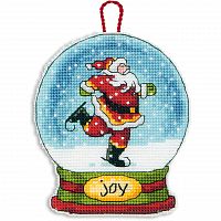 Набір для вишивки хрестиком Joy Snow Globe Ornament Dimensions 70-08905