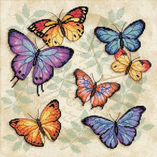 Набір для вишивання хрестиком Butterfly Profusion Dimensions 35145