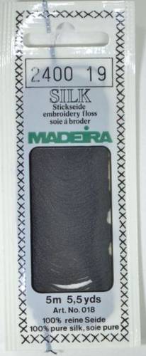 2400 шовкове муліне Madeira Silk Black фото 2