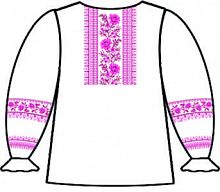 Сорочка с длинным рукавом для девочки, 30 размер