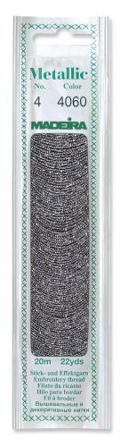 4060 муліне металлік Madeira #4, чорна перлина фото 2