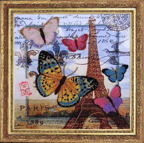 Набір для вишивки бісером Привіт із Парижа, Butterfly 107