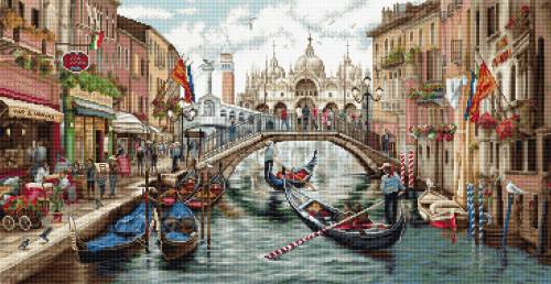 Набір для вишивки хрестиком Венеція, Luca-S BU5003