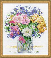 Набор для вышивки крестиком Pastel Floral Design Works 3265